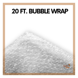 20 Ft. Bubble Wrap - Premium Protective Packing Material for Your Items