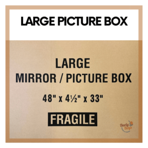 Large Mirror & Picture Box - Reliable Protection for Fragile Art and Mirrors