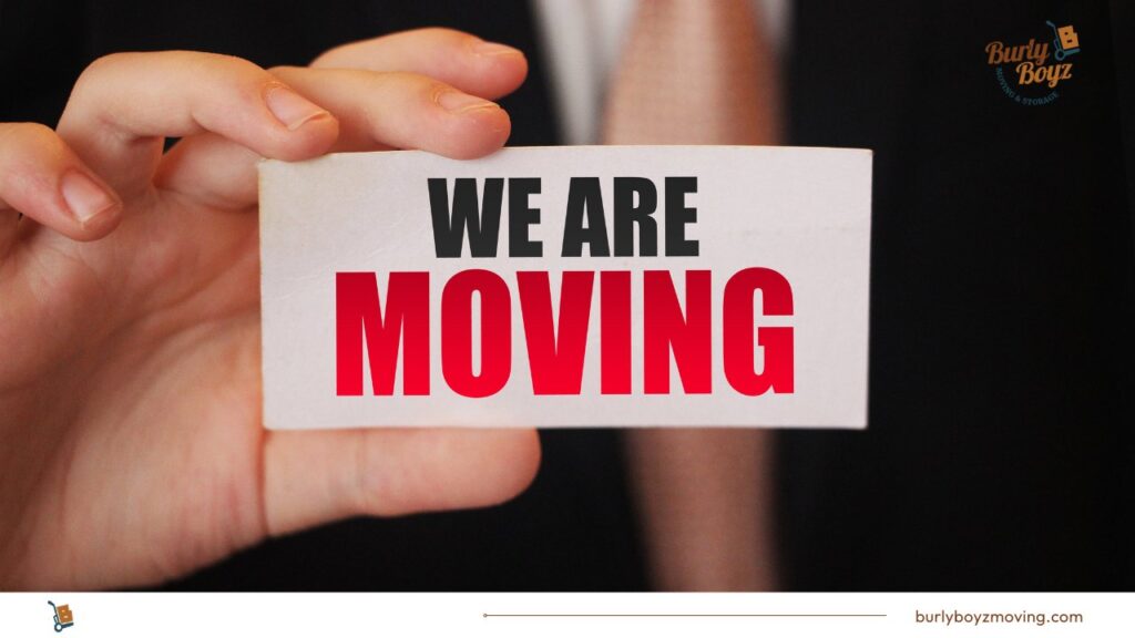 List of Address Changes When Moving